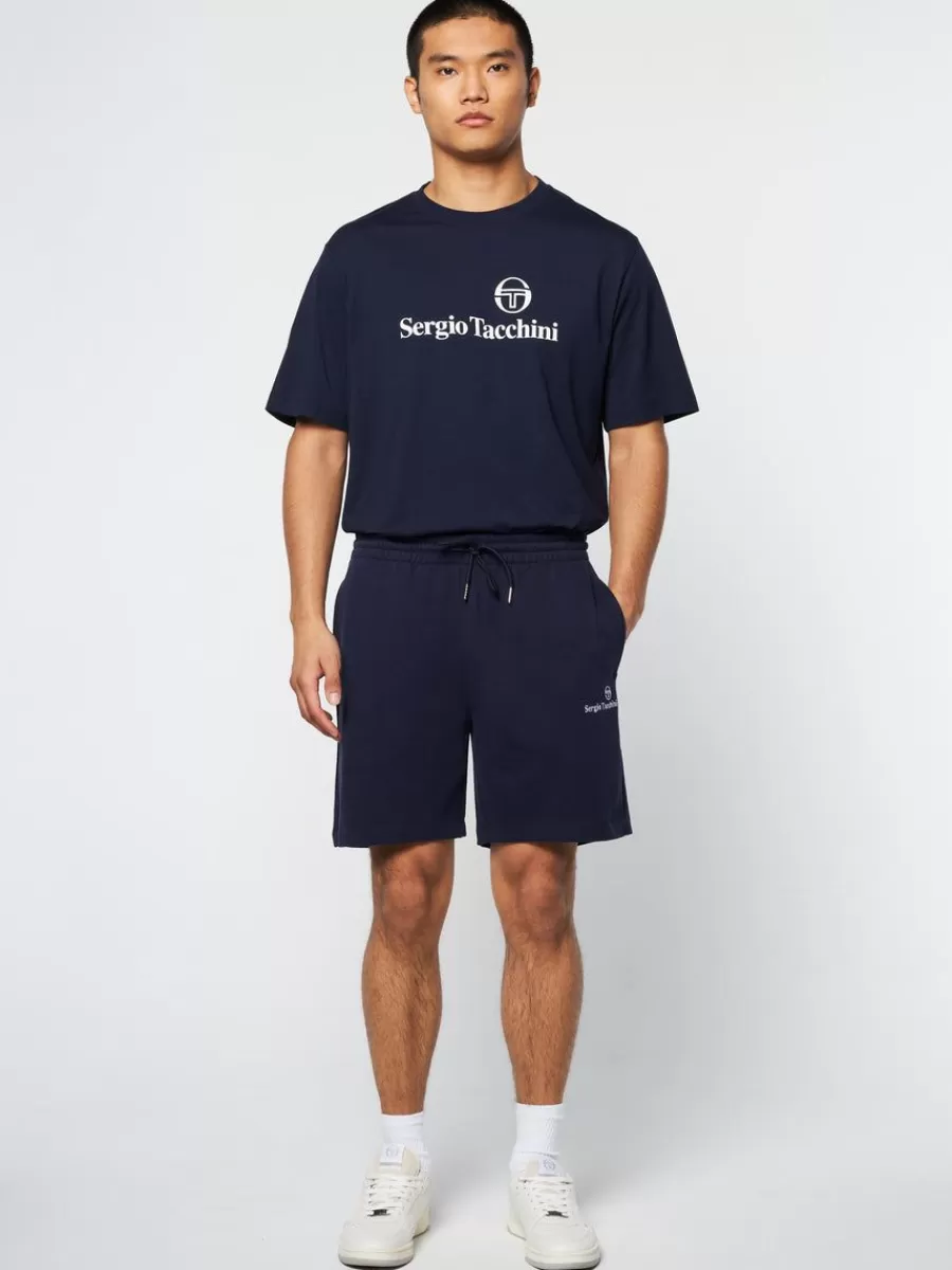 Pantalón Corto Clásico Sergio Tacchini - Azul Marino Náutico (Colección Esenciales)