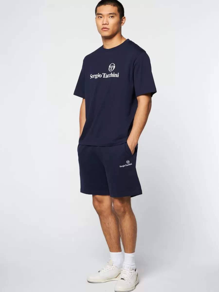 Camiseta Clásica Heritage Sergio Tacchini - Azul Marino | Línea Esencial