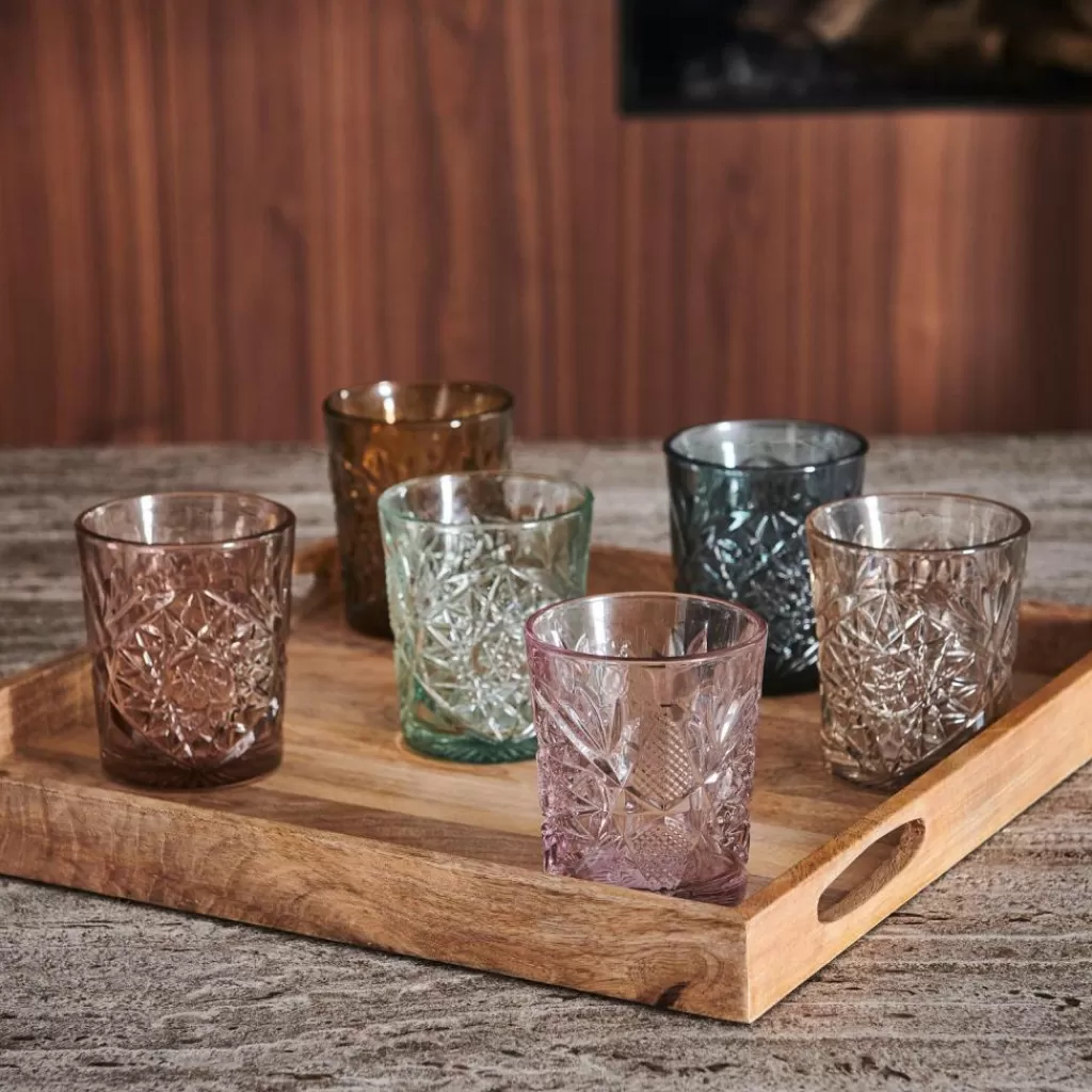 Vaso Elegante CASA HOBSTAR 35cl - Color Amarillo Brillante, Diseño Moderno para Cócteles y Agua Fresca