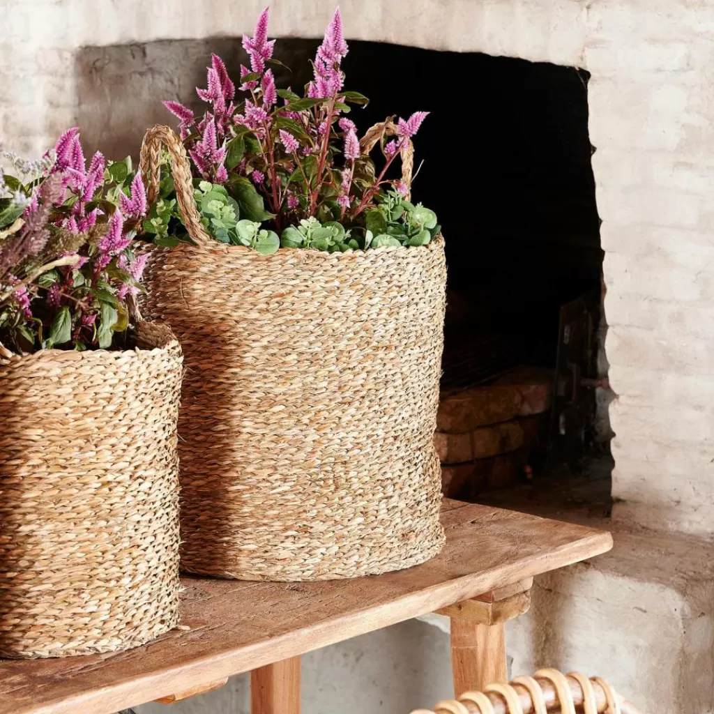 Cesto Natural Tejido a Mano - Organiza Tu Hogar con Estilo y Materiales Ecológicos