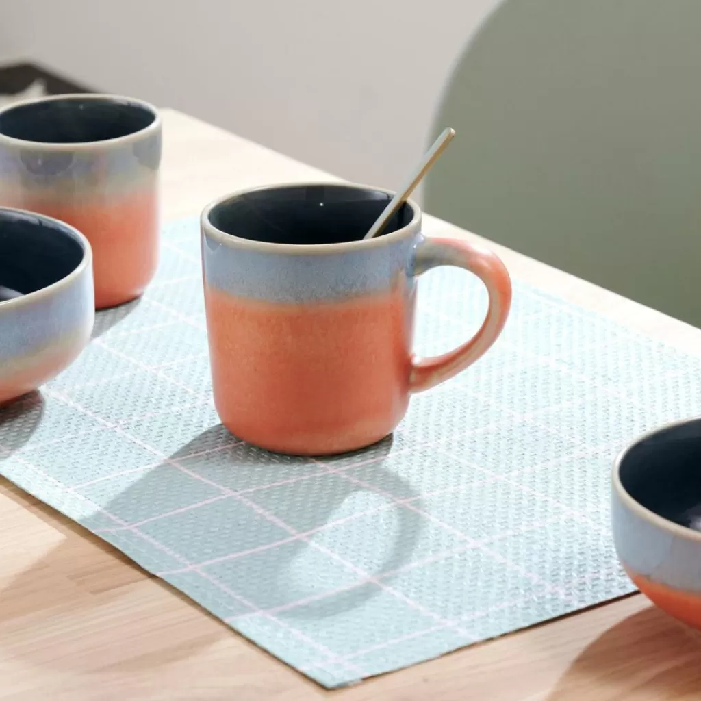 Taza Naranja CASA JESSIE - Diseño acogedor con toques vibrantes, ideal para tu rutina diaria ¡Sorprende con estilo!