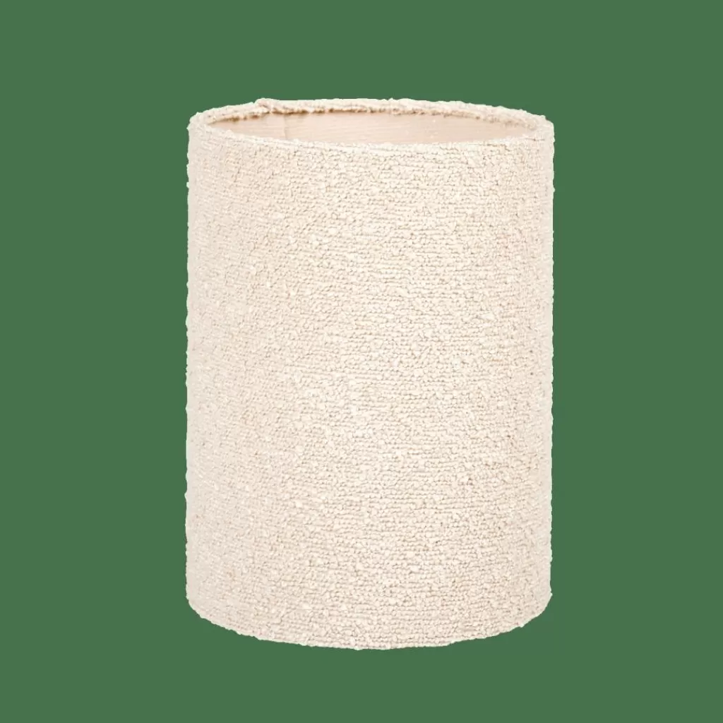 CASA KREPI - Pantalla Elegante en Lino Beige para Lámparas de Techo, Diseño Minimalista para Sala de Estar | Acolchado Transpirable | Diámetro 45cm