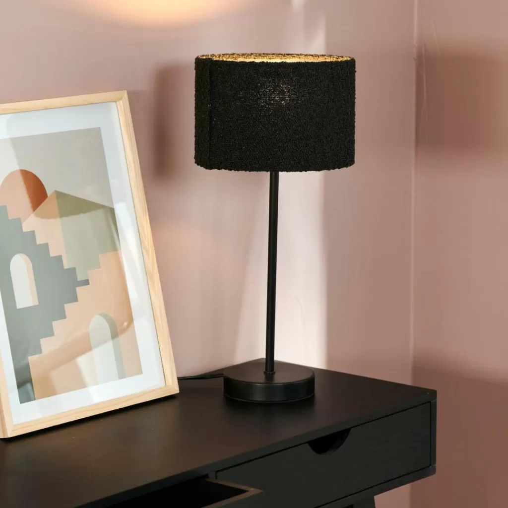 Pantalla para Lámpara Moderna CASA KREPI en Negro Brillante - Diseño Elegante para Interiores