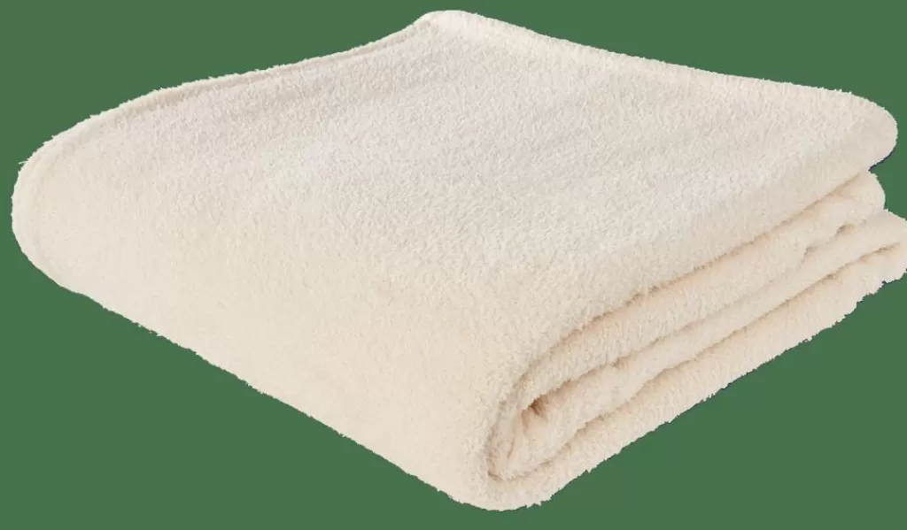 Manta de Tartán Blanco CASA LAPIN - Acogedora Tela Cuadros con Diseño Versátil, Ideal para Sofá o Decoración Hogareña - Estilo Moderno en Blanco Puro