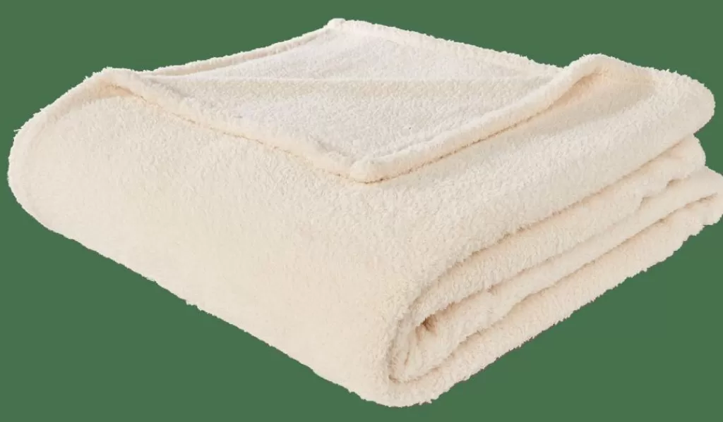 Manta de Tartán Blanco CASA LAPIN - Acogedora Tela Cuadros con Diseño Versátil, Ideal para Sofá o Decoración Hogareña - Estilo Moderno en Blanco Puro
