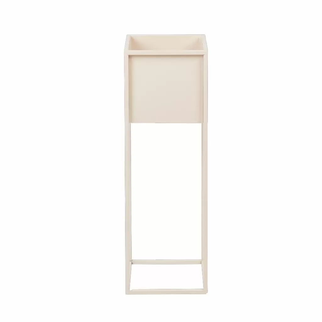 Maceta Moderna para Plantas en Negro Elegante con Soportes Integrados - Casa Largo Diseño Funcional