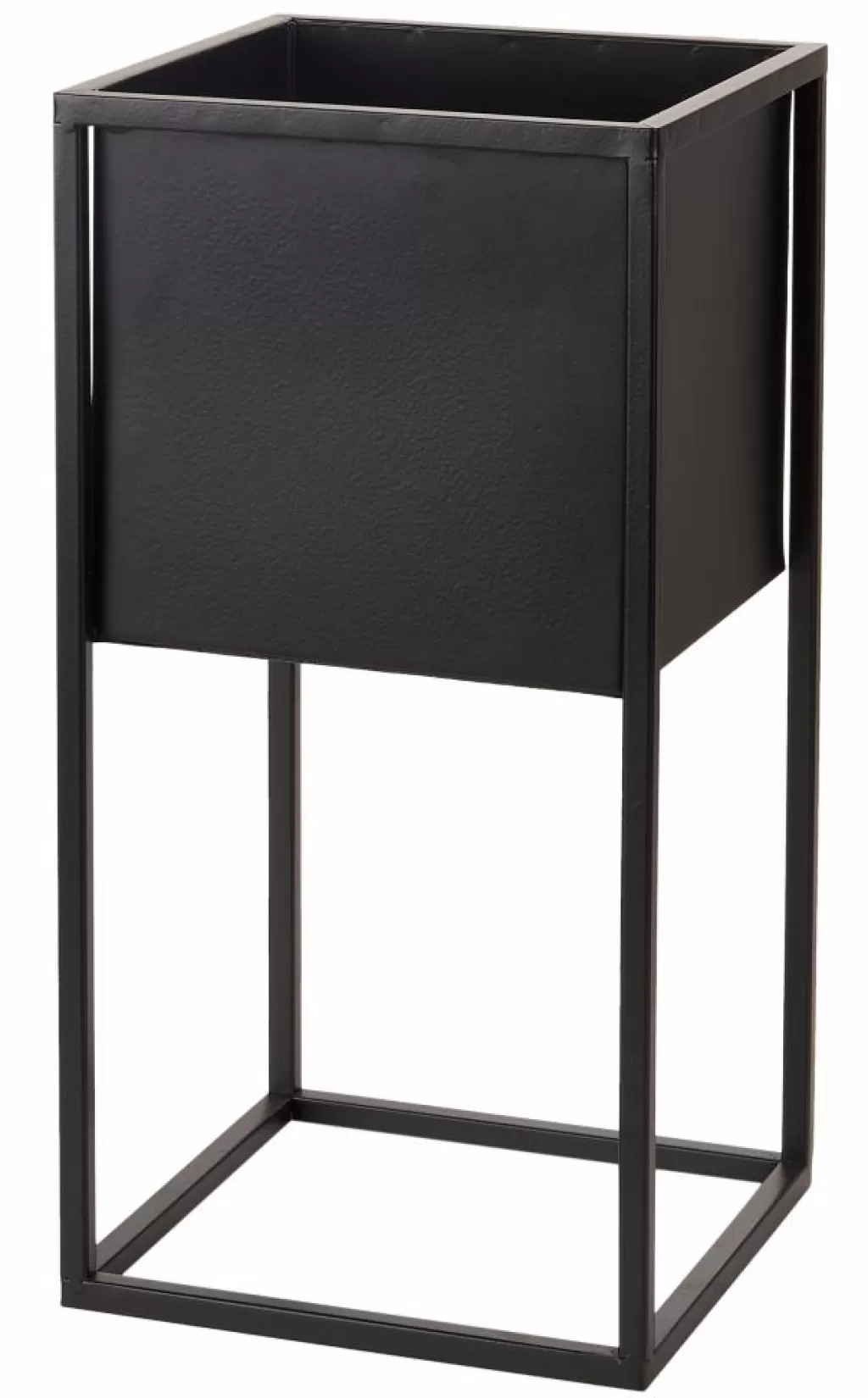 Maceta Elegante con Soporte Integrado - Diseño Moderno en Negro para Interior CASA LARGO 

(Alternativa mejorada: 
