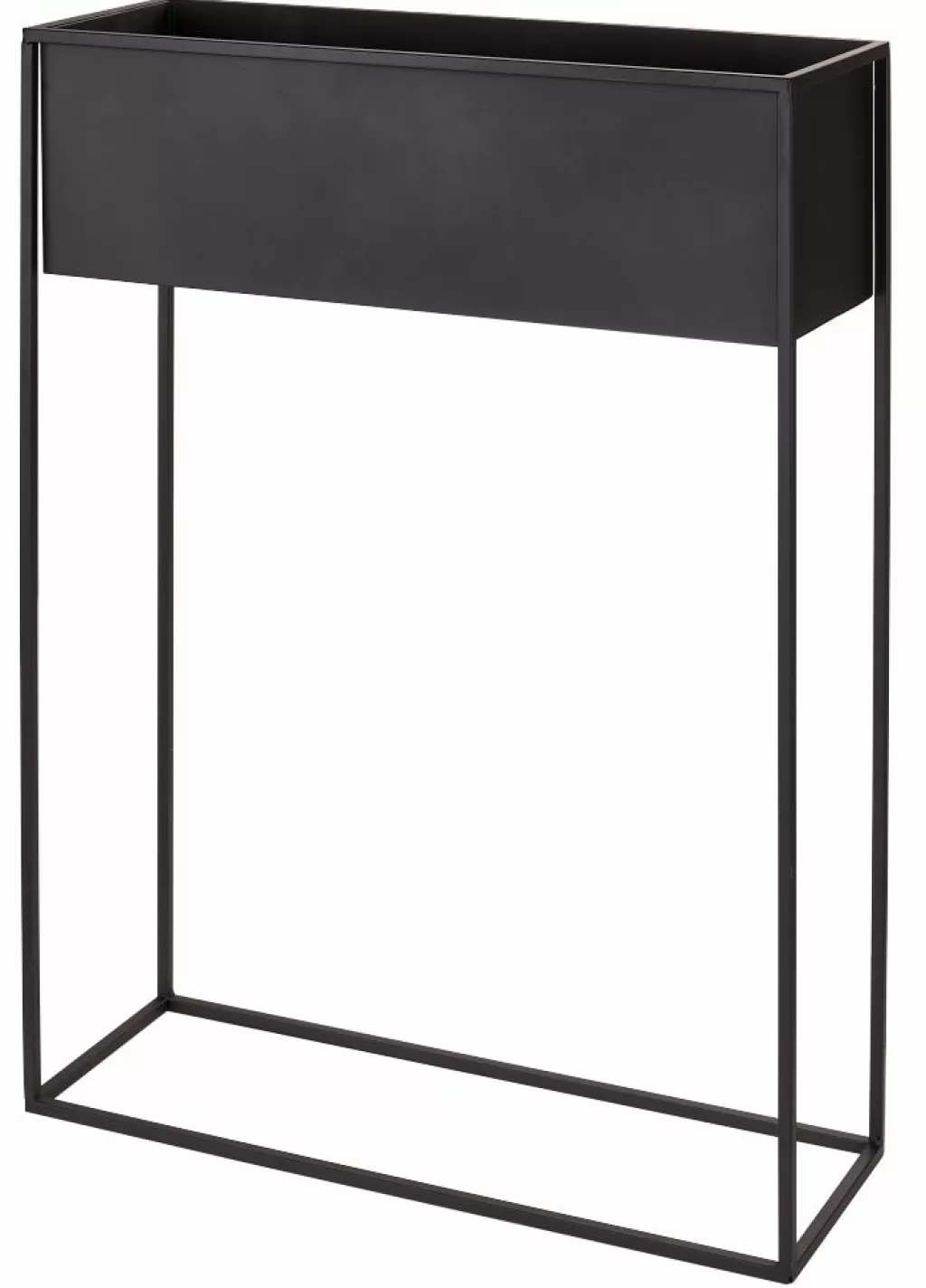Maceta Elegante con Soporte Integrado - Diseño Moderno en Negro para Interior CASA LARGO 

(Alternativa mejorada: 