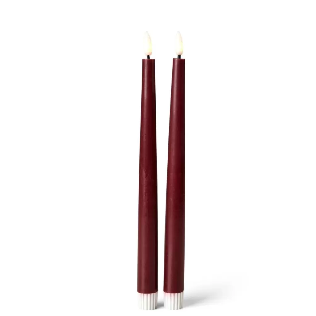 Velas Decorativas LED Candelabro Naranja - Iluminación Ambiental para Hogar | Velas de Luz Cálida
