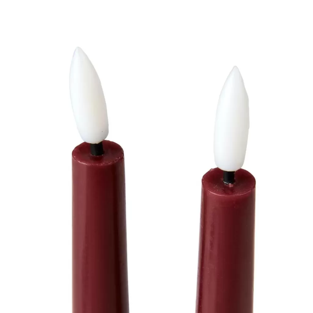 Velas Decorativas LED Candelabro Naranja - Iluminación Ambiental para Hogar | Velas de Luz Cálida