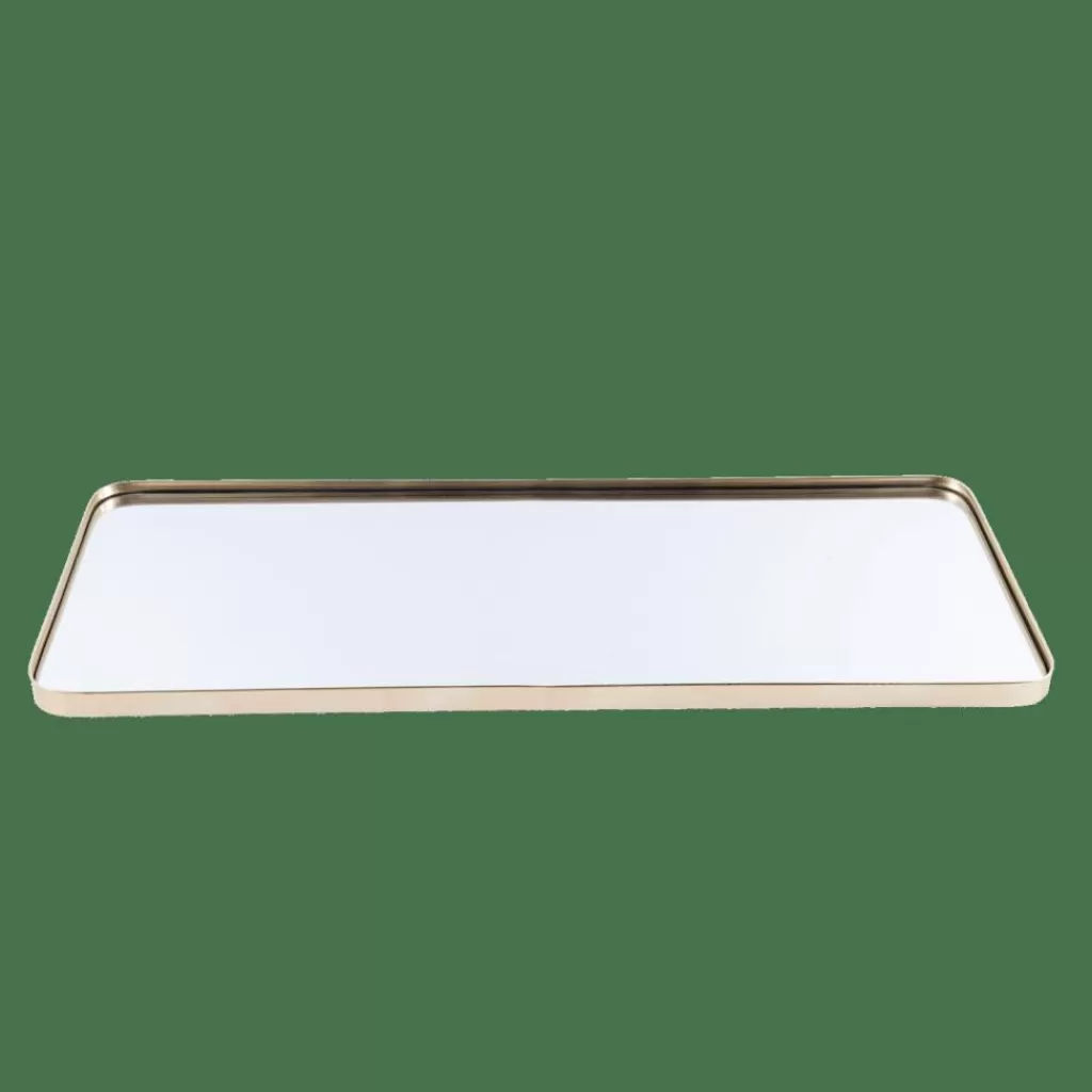 CASA LINEA Espejo Dorado Decorativo – Espejos de Elegancia Moderna