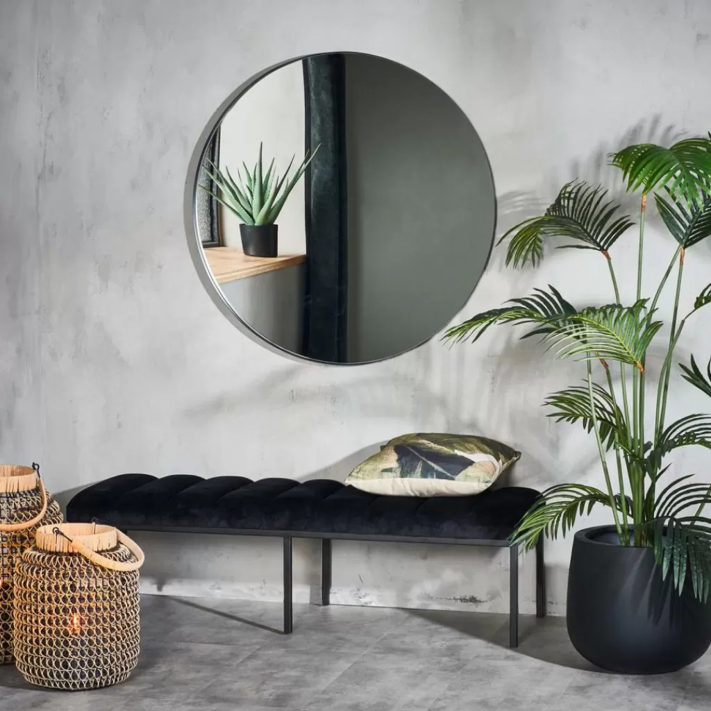 Espejos Modernos para Baño CASA LINEA - Diseño Negro Elegante | Colección de Espejos Decorativos