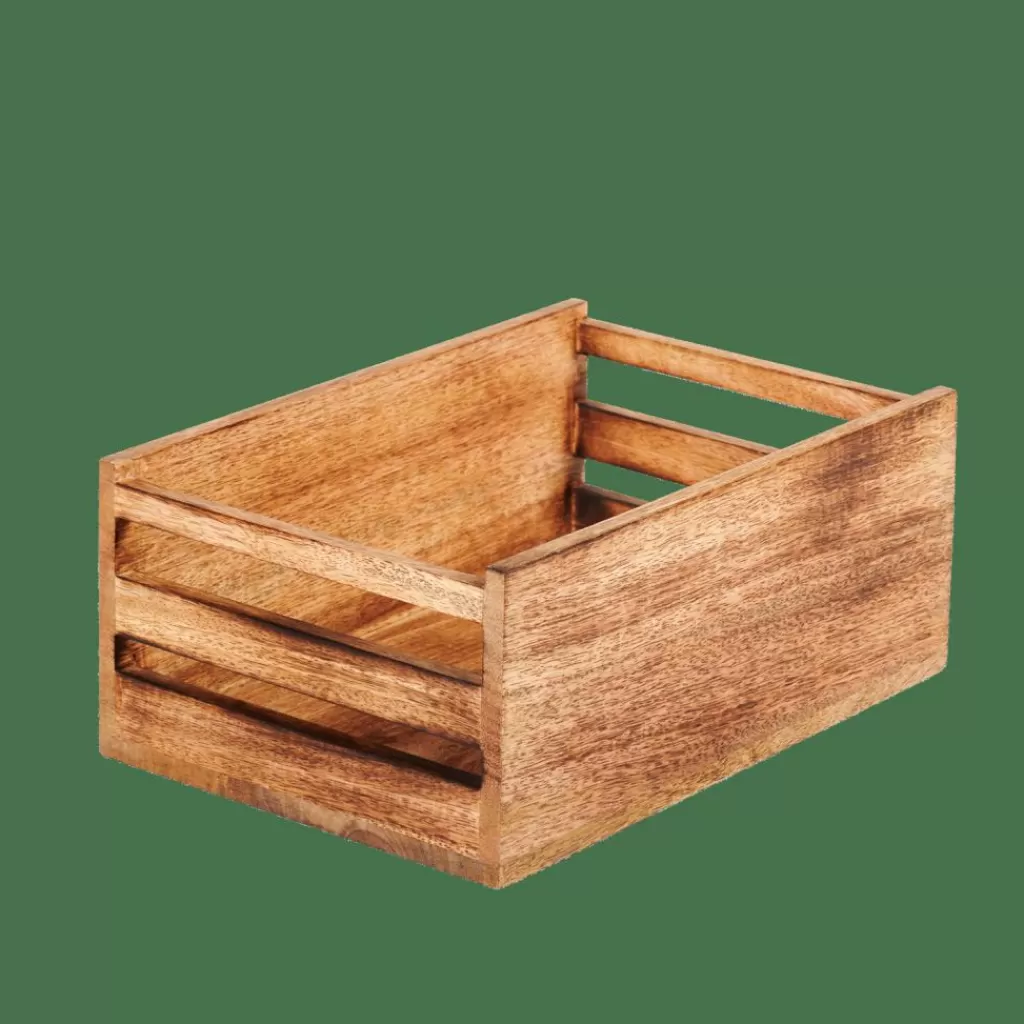 Caja Natural de Madera Auténtica - Diseño Exclusivo CASA MANGO