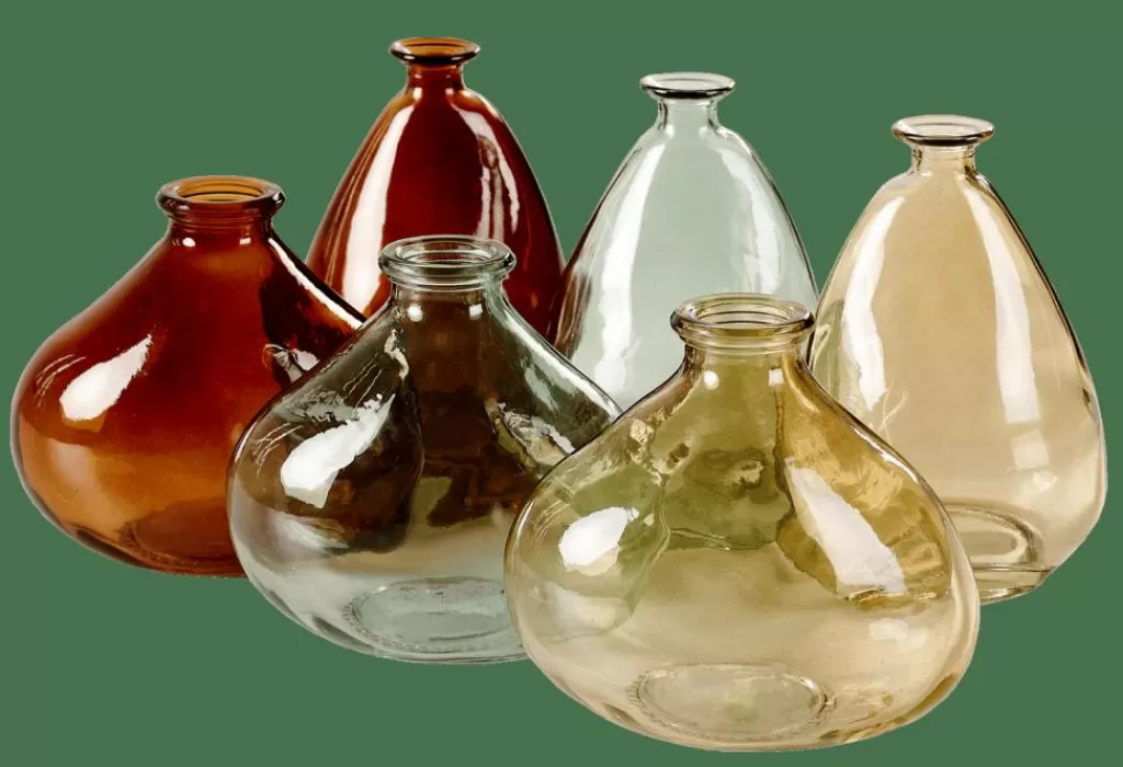Jarrón en Tonos Mostaza para Decoración Otoñal - Colección CASA MARCELLA | Diseño Artesanal con Detalles Cálidos