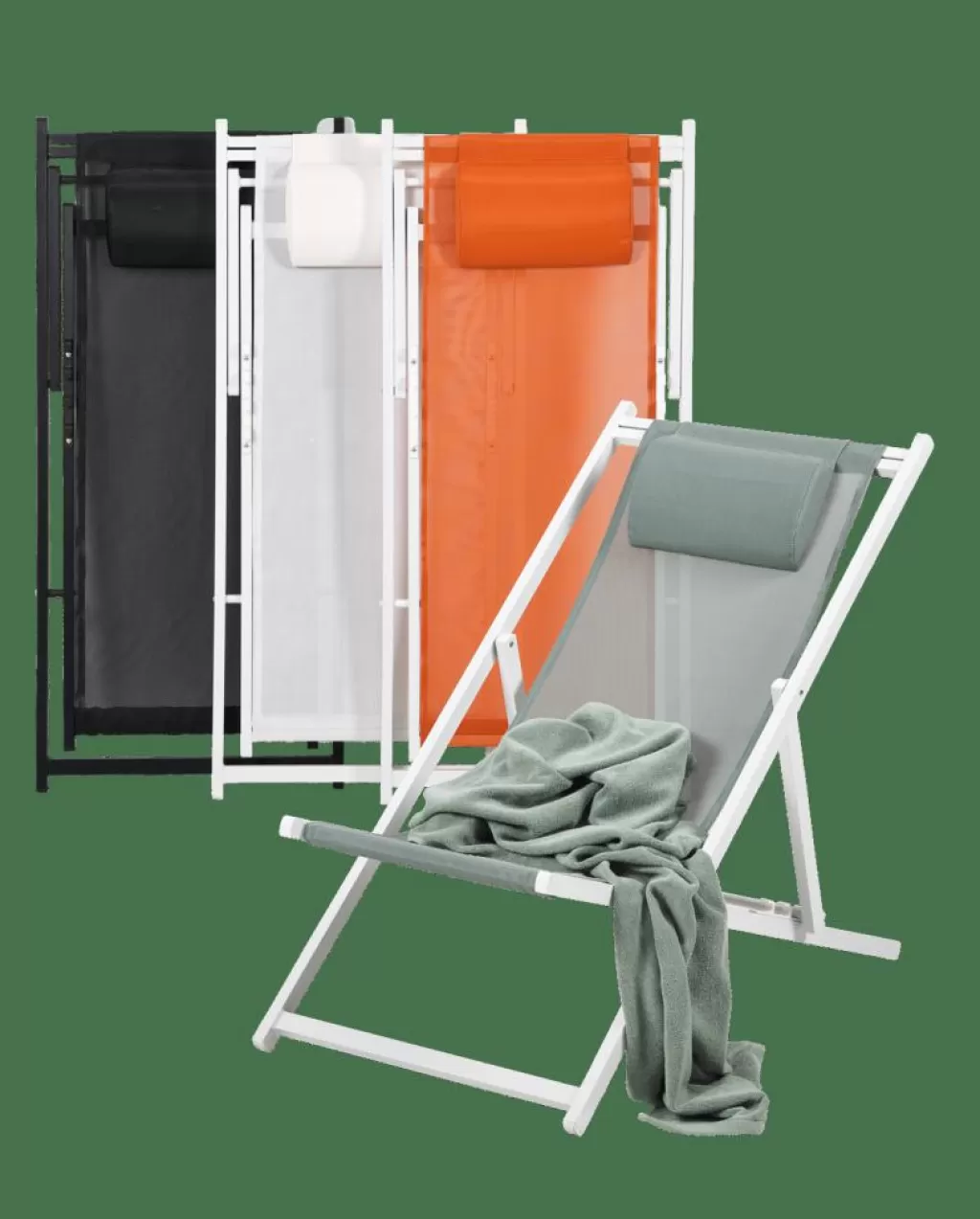 Silla de Playa Ultraligera Verde Plegable - Comodidad Portátil para tus Vacaciones, Casa Monterey