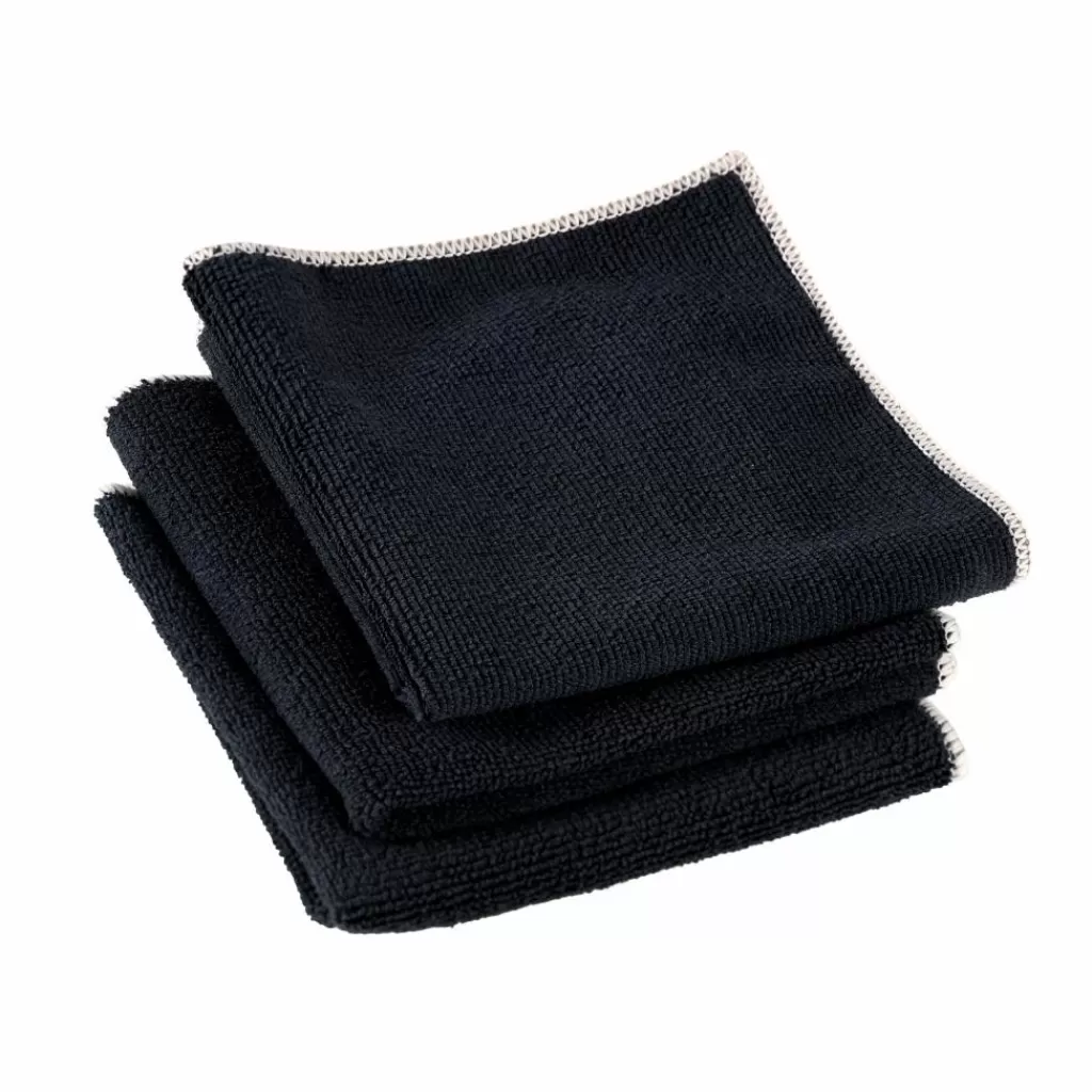 Juego de 3 Paños Multiusos Microfibra - Toallas de Cocina Absorbentes en Tono Caqui