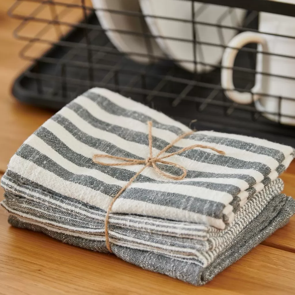 Juego de 3 Paños Multiusos Microfibra - Toallas de Cocina Absorbentes en Tono Caqui