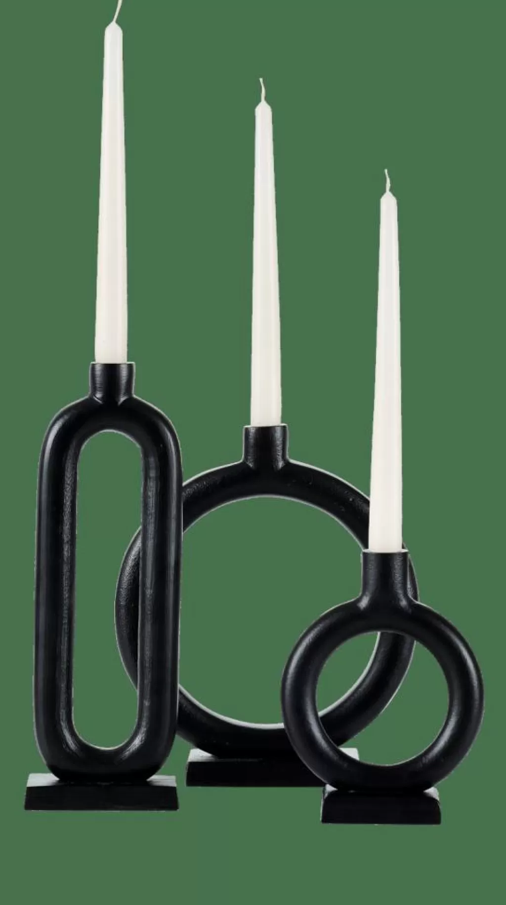 Candelabros Góticos Negros Casa Nova - Decoración Elegante para Noche de Brujas