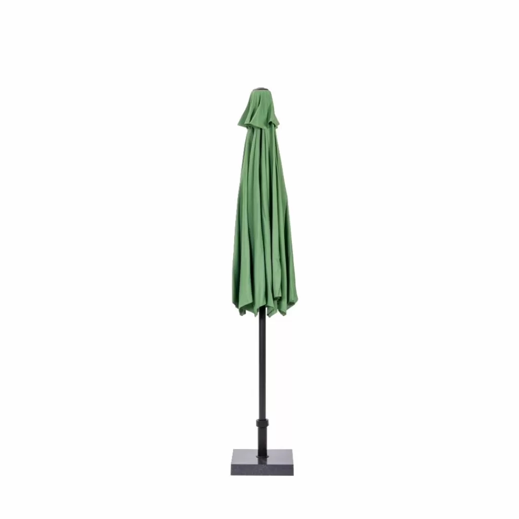 Base Estable para Sombrillas Exteriores - Conjunto Antivientos con Loseta Negra Casa Pescara