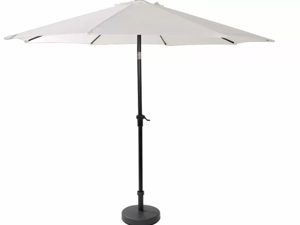 Base para Sombrilla con Losetas de Refuerzo - Soporte Estable en Color Negro Antideslizante