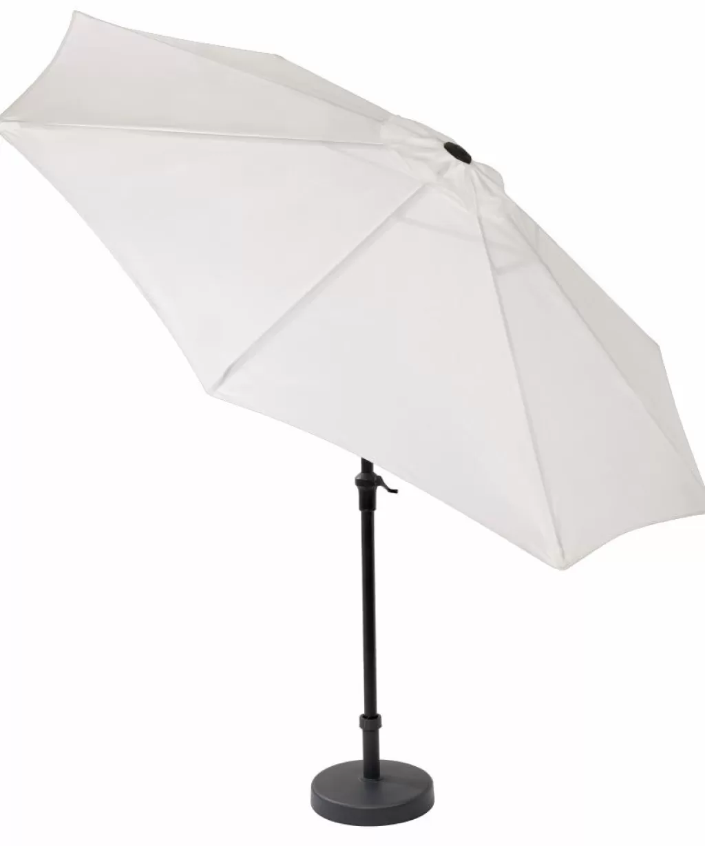 Base para Sombrilla con Losetas de Refuerzo - Soporte Estable en Color Negro Antideslizante
