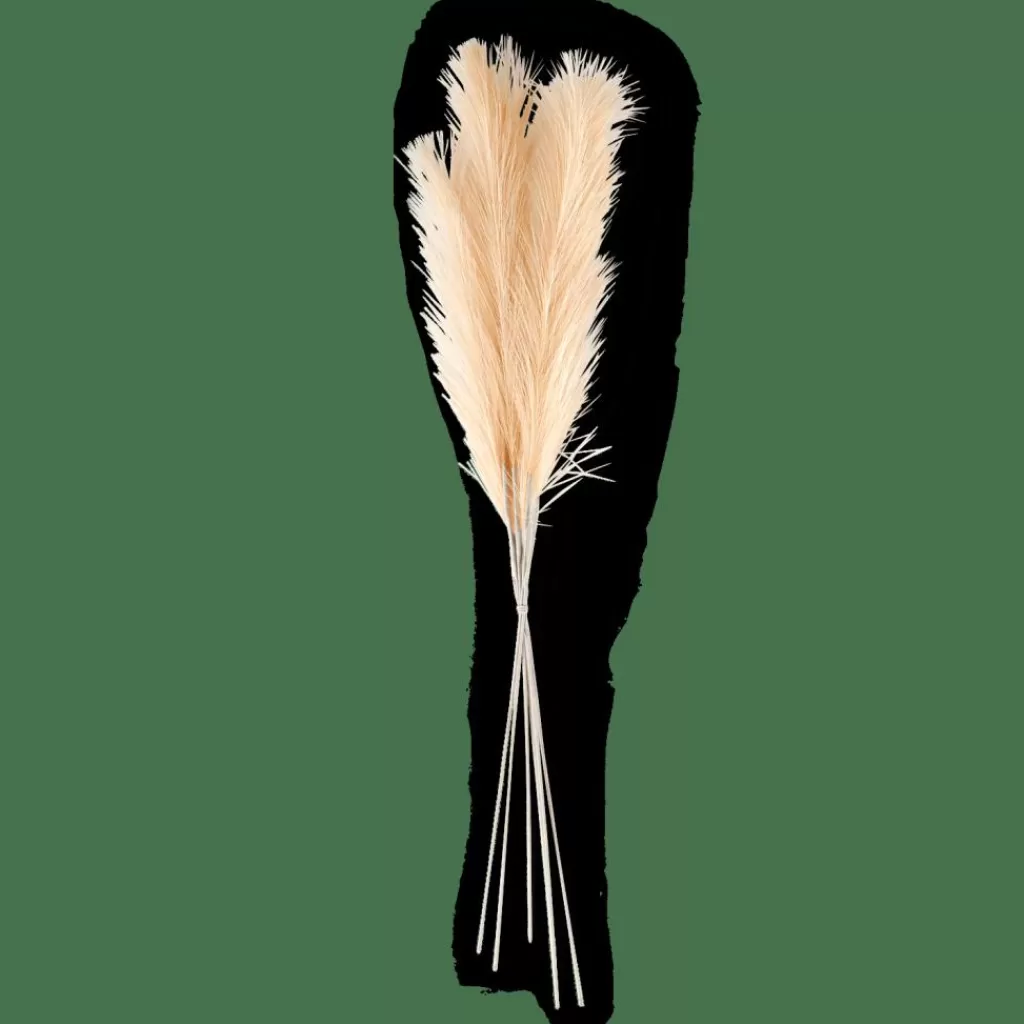 CASA PLUME - Ramas Falsas con Plumas Suaves en Crema | Decoración Boho con Detalles Naturales para Hogar
