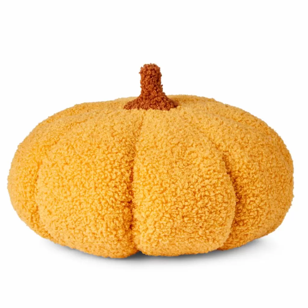 CASA PUMPKIN: Calabaza Candela en Tono Otoñal • Decoración Naranja Brillante para Halloween 

(：，