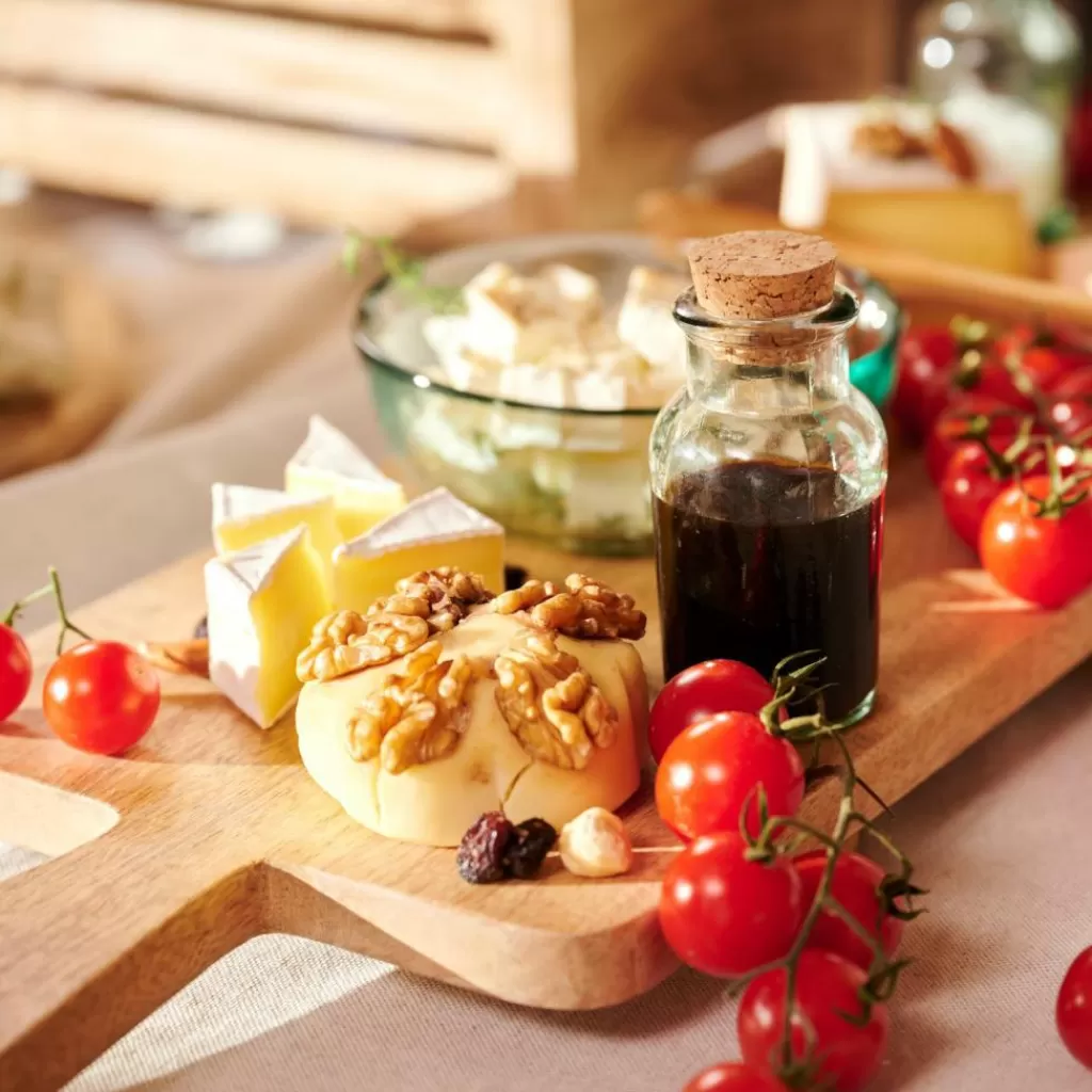 Tablas Naturales Premium CASA PURE - Juego de Presentación Gourmet con Platos Elegantes