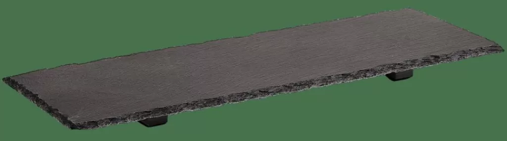 Tabla de Servir Elegante CASA SLATE - Plato de Presentación Negro para Eventos