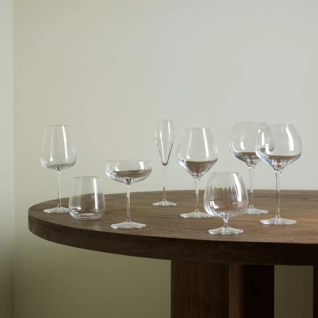 CASA SPEAKEASIES - Juego de Copas para Coñac y Cócteles | Cristal Transparente 46,5 cl + Vasos de Vino Elegantes