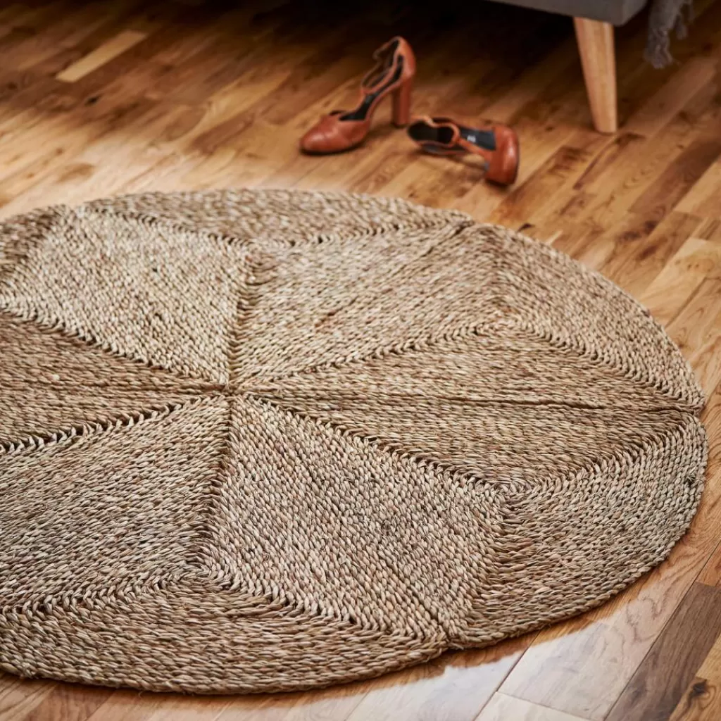 CASA THALIA - Alfombra Natural de Yute Tejida a Mano para Interiores Acogedores