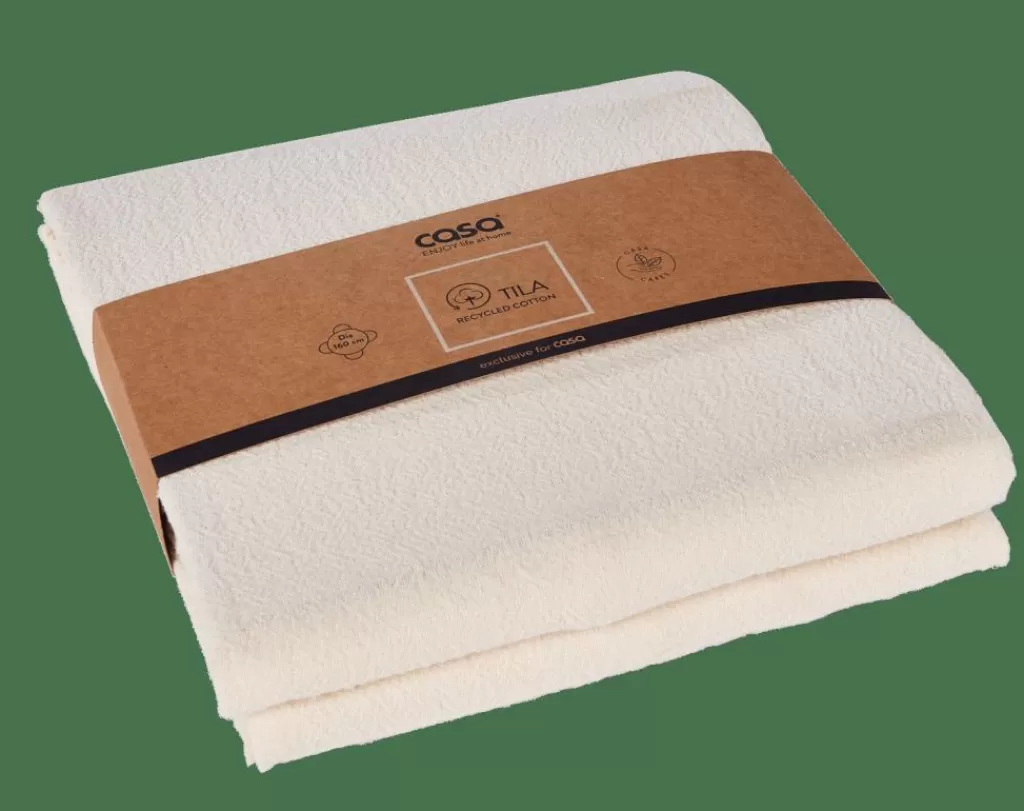 Mantel Clásico Blanco Antiguo CASA TILA - Elegancia Atemporal en Textiles Hogareños