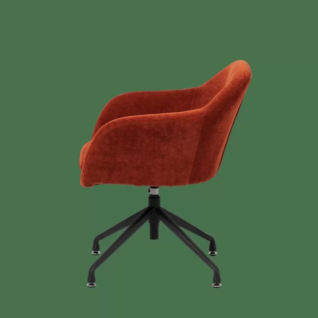 Silla Ejecutiva CASA TORA en Rojo Profesional - Asiento Ergonómico para Espacios de Trabajo con Respaldo Acolchado