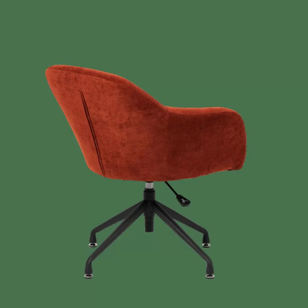 Silla Ejecutiva CASA TORA en Rojo Profesional - Asiento Ergonómico para Espacios de Trabajo con Respaldo Acolchado