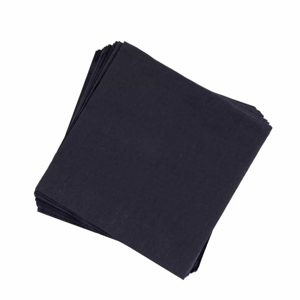 CASA UNI - Juego Elegante de 20 Servilletas de Tela en Burdeós