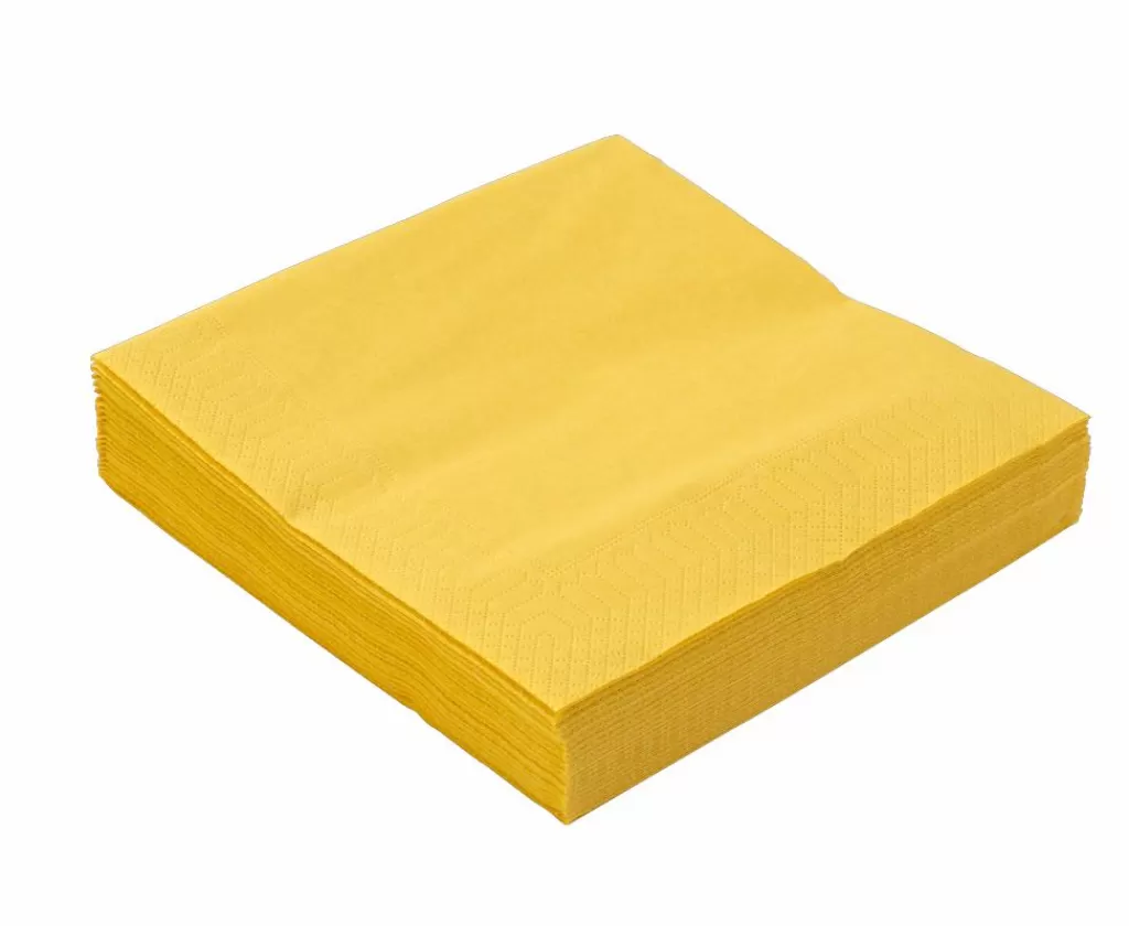CASA UNI - Juego Elegante de 20 Servilletas de Tela en Burdeós