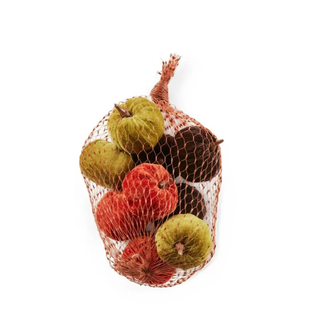¡Prepárate para Halloween! Calabazas Decorativas Multicolor con Flores Artificiales - Conjunto Festivo CASA VELVET 9 | Detalles Mágicos para Tu Hogar