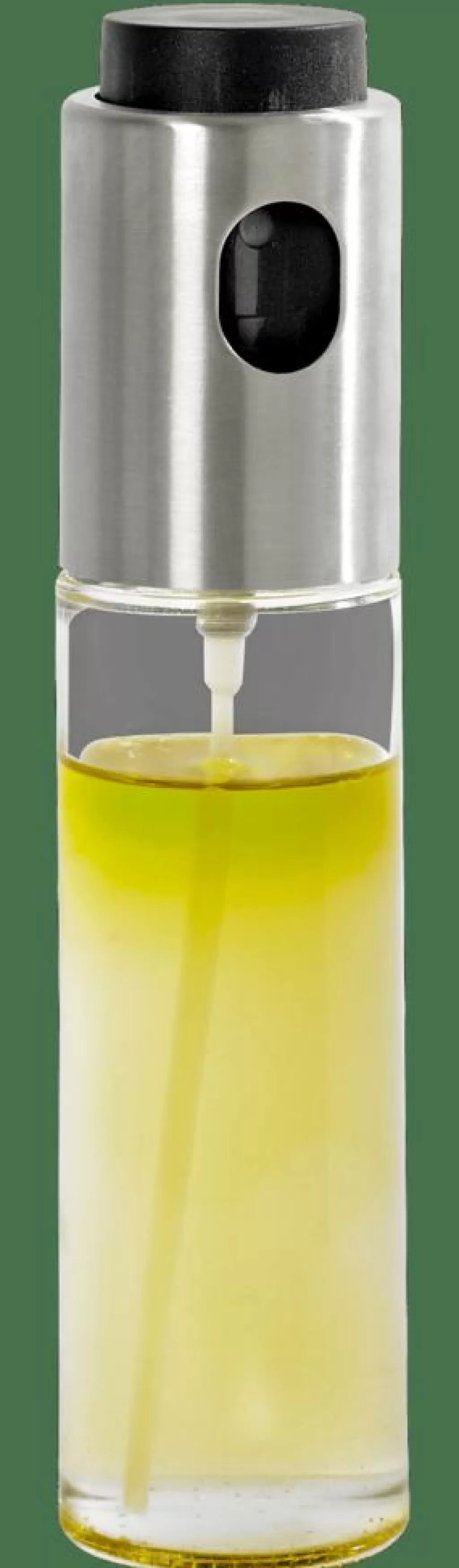 Botella Vaporizadora Elegante para Aceite y Vinagre - Dispensador Reutilizable con Acabado Plateado, Negro o Transparente - Ideal para Cocina Profesional y Hogar