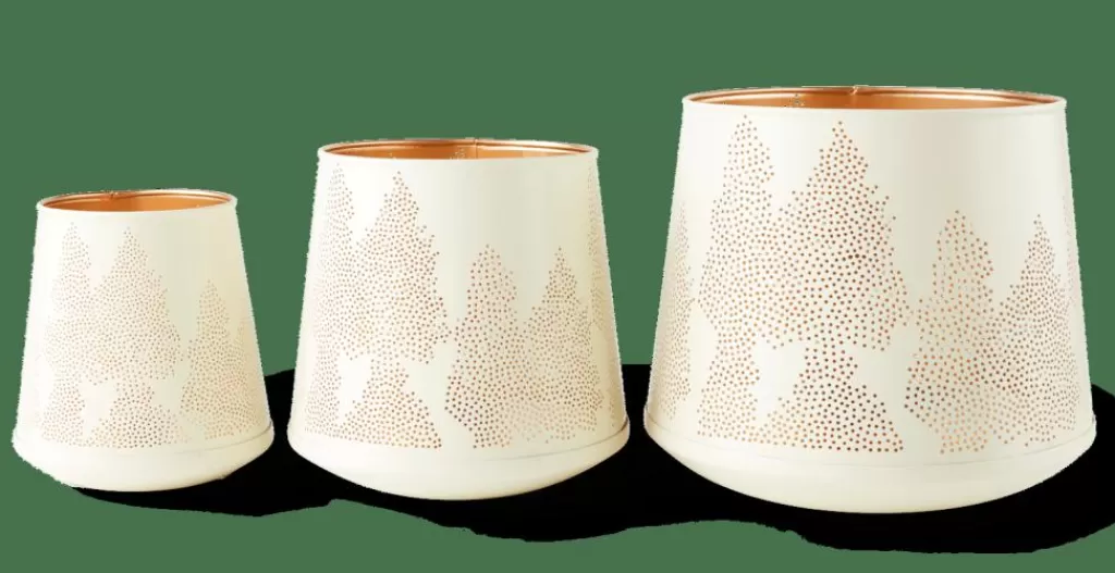 CASA WOODS Farol Vintage Crema - Linternas Decorativas para Exteriores con Estilo Rústico